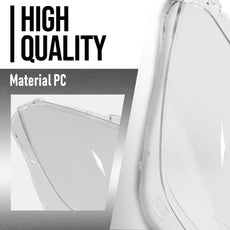 G-PLUS Headlight Lens Cover 2PCS for Benz E-Class W207 E350 E500 Coupe 2010-2013 Clear Product Image