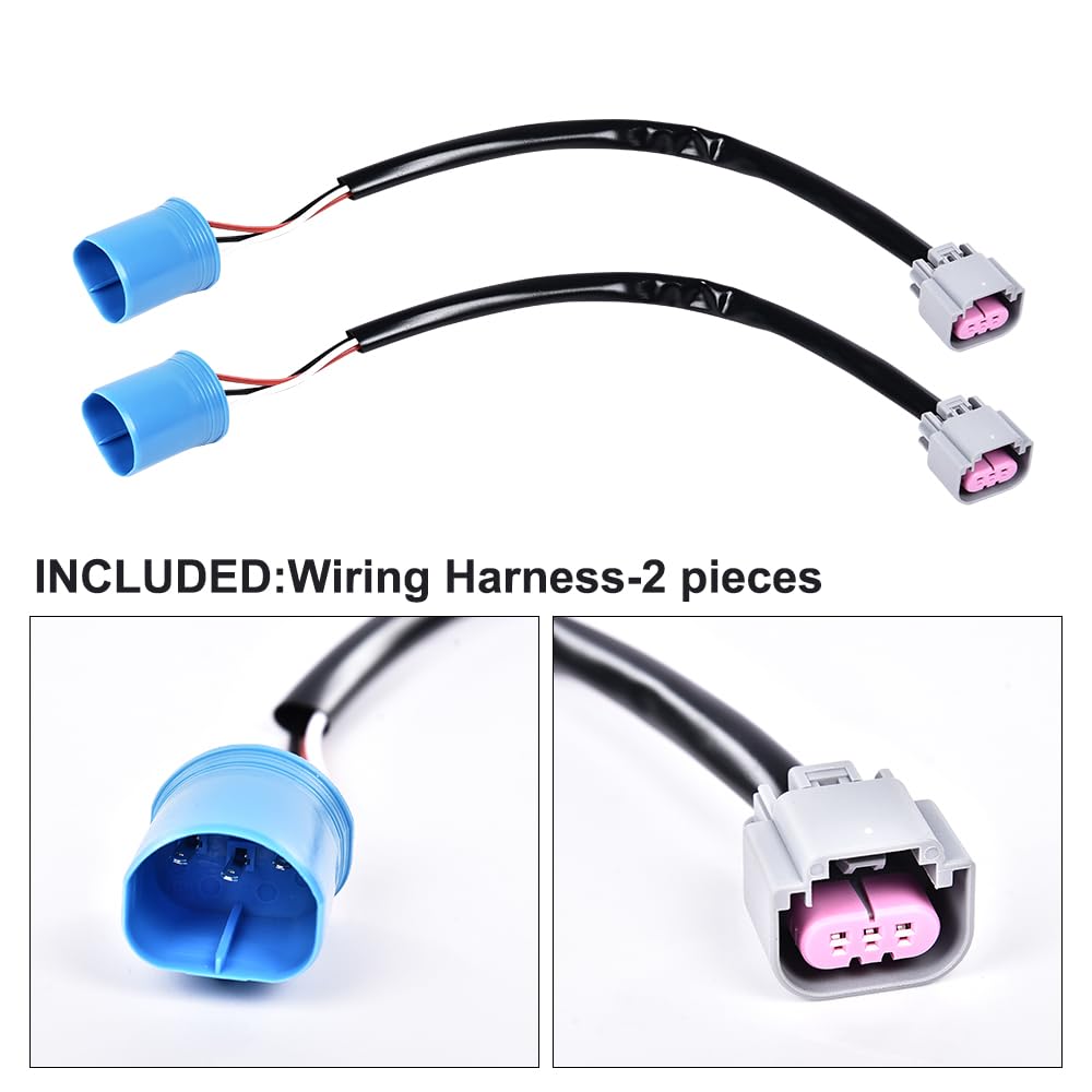 G-PLUS LED Bar Headlights Assembly Fit Ford F250 F350 F450 F550 Super Duty 2005-2007,Fit Ford Excursion 2005 Smoke Lens Black Housing DRL Headlamps w/Wiring,faros delanteros