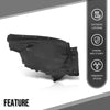 G-PLUS Fender Liner Front Right Side Rear Section Compatible with BMW X3 2011-2017 Fit BMW X4 2015-2018 BM1249127, 51717213644 Black