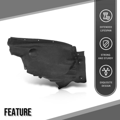 G-PLUS Fender Liner Front Right Side Rear Section Compatible with BMW X3 2011-2017 Fit BMW X4 2015-2018 BM1249127, 51717213644 Black