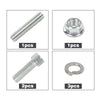 G-PLUS Small Block Stainless Steel Engine Bolt Kit Set Compatible with 265, 283, 302, 305, 327, 350, and 400 SB Chevy Engines w/Headers (NON-EFI)