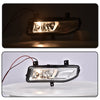 G-PLUS Front Bumper Fog Lamp Clear lens Compatible with 2020 2021 Nissan Sentra 261558995C, 261508995C, 622576LB0B, 622576LB0A, 622566LB0B