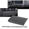 G-PLUS Dash Panel Cup Holder Delete Trim Compatible with 1999-2002 Chevy Silverado Sierra Dark Gray