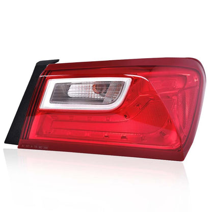 G-PLUS Rear Outer Right Tail Light Assembly Compatible with Chevy Malibu XL 2016 2017 2018 2019 2020 2021 2022 Rear Brake Lamp Luces Traseras, 84132377, Red Lens