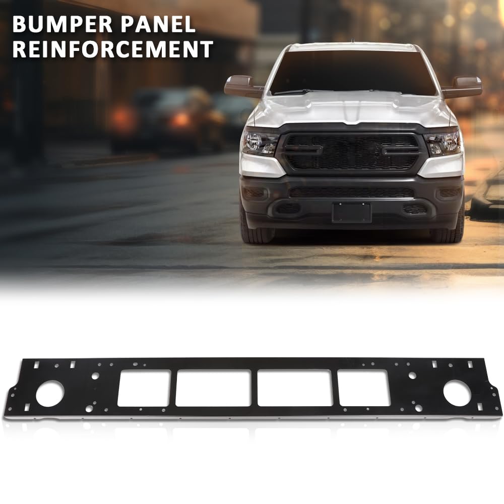 G-PLUS Bumper Panel Reinforcement Compatible with Ram 1500 2019-2024 Black 68313531AA