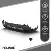 G-PLUS Bumper Cover Front Lower Compatible with Cadillac XT4 2019-2023 With Sensor Holes Black