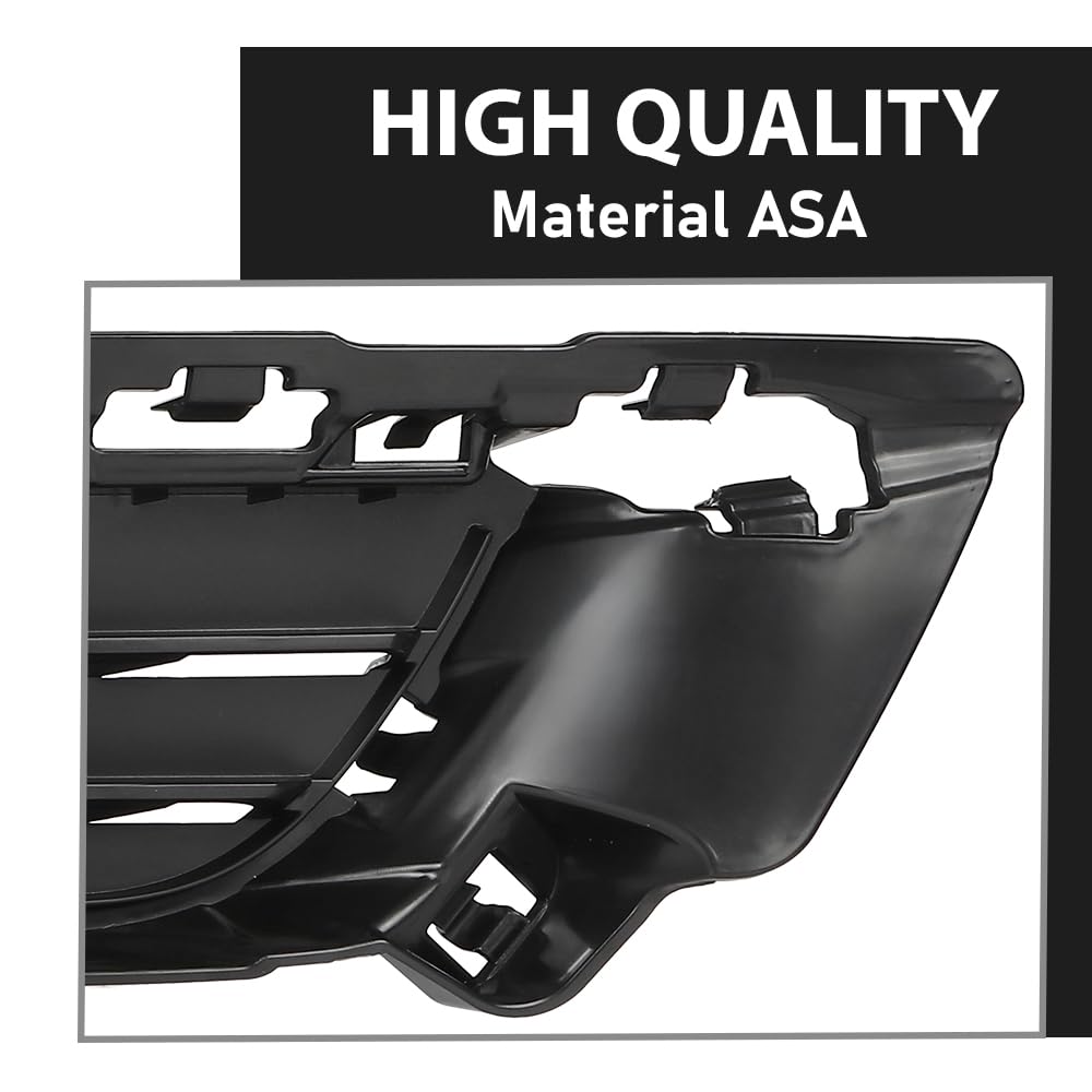 G-PLUS Pair Front Bumper Lower Grille Grill, Compatible with BMW X5 F15 2014-2018, Fit Models W/o M Sport Line, LH Driver & RH Passenger Side 2PCS, 51117307994, 51117307993