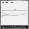 G-PLUS Front Bumper Center Molding Trims LH+RH 3Pcs Compatible with Benz W222 S-Class S450 S560 2018-2020 222-885-76-00