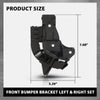G-PLUS Front Bumper Bracket Left & Right Set Pair Compatible with Range Rover 2010-2012