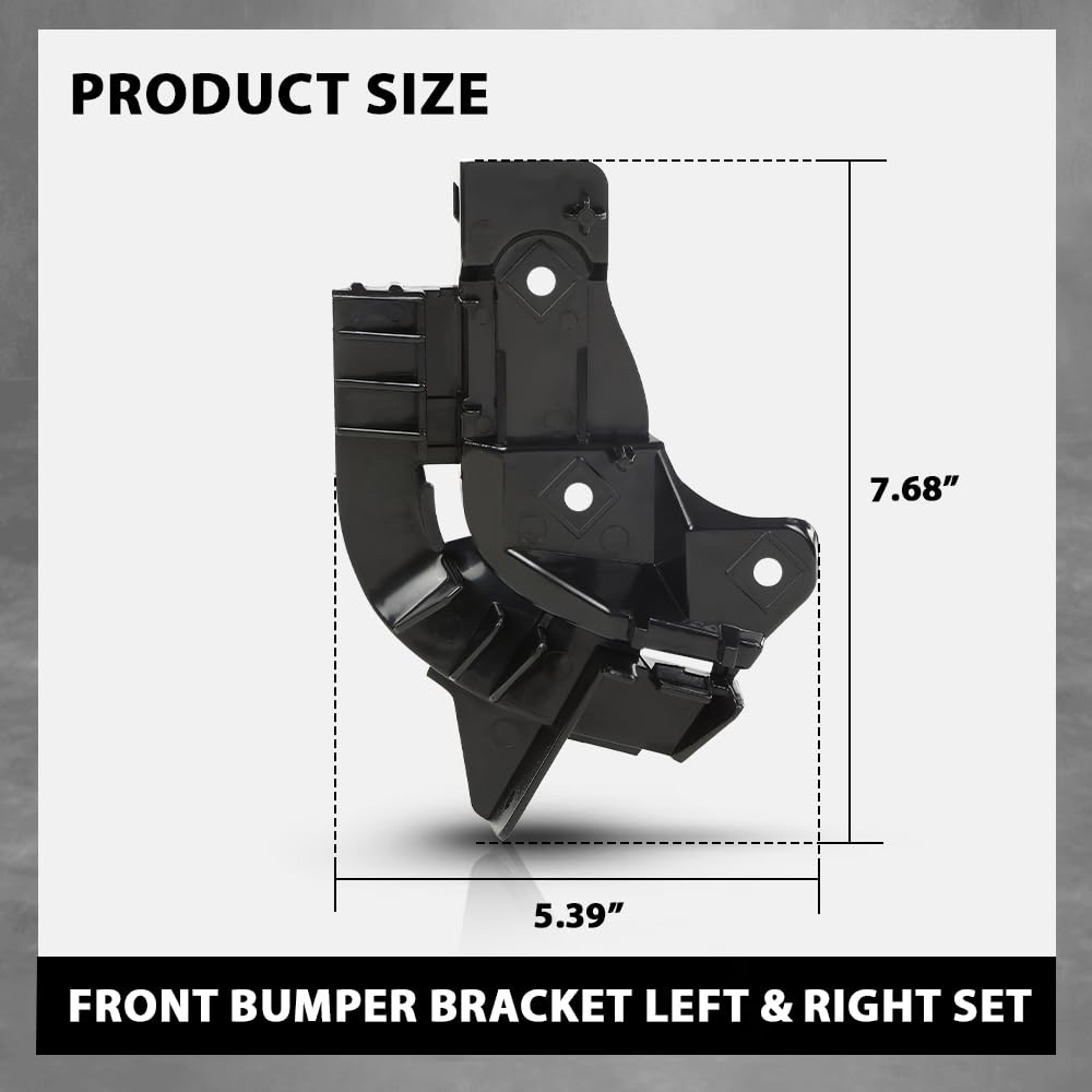 G-PLUS Front Bumper Bracket Left & Right Set Pair Compatible with Range Rover 2010-2012