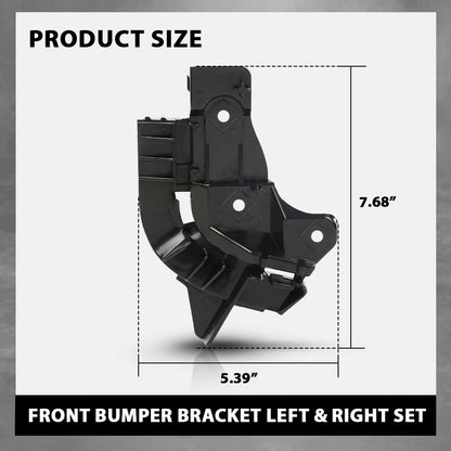 G-PLUS Front Bumper Bracket Left & Right Set Pair Compatible with Range Rover 2010-2012