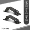 G-PLUS Front Sway Bar Brackets Lowered Compatible with Chevy C10 GMC Truck 1973-1987