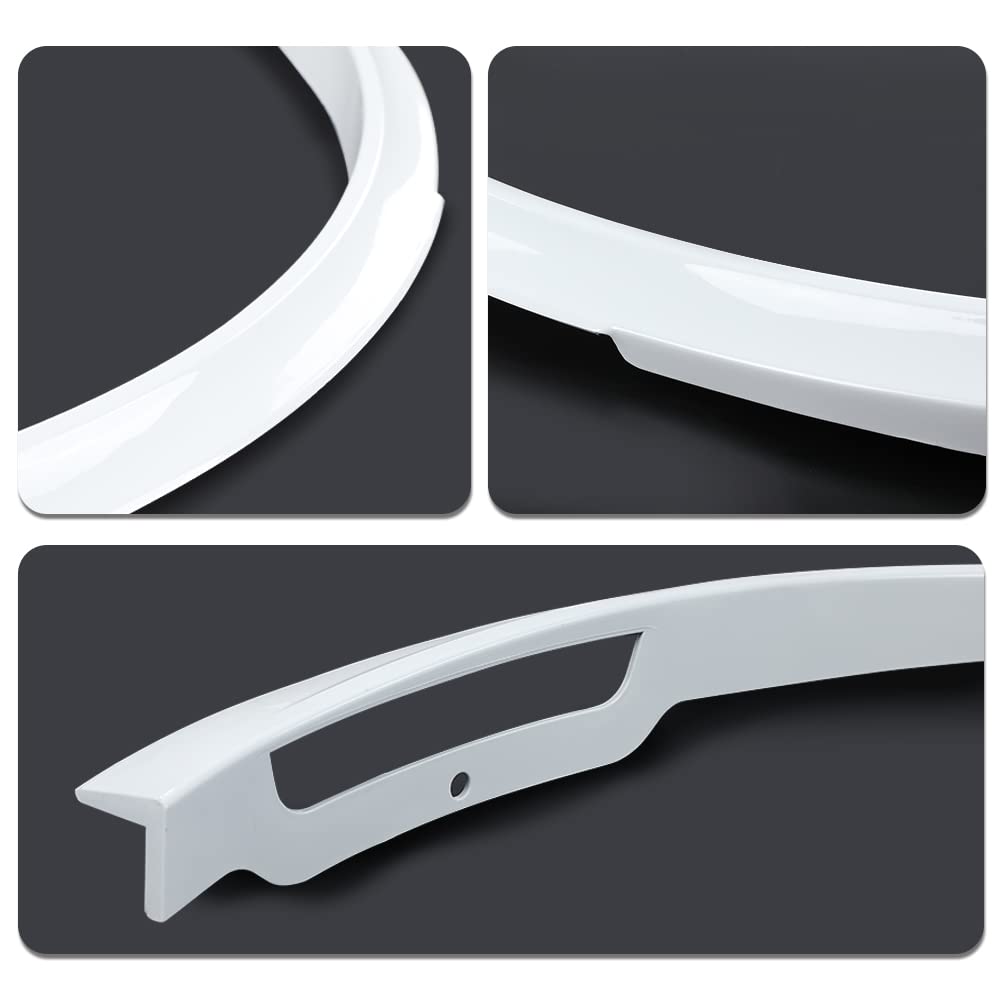 G-PLUS Fender Flare Compatible with Tesla Model Y 2020 2021 2022 2023 2024 Wheel Opening Molding Arch Trim 4PCS Glossy White