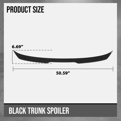 G-PLUS Rear Trunk Spoiler Wing Compatible with BMW G30 5 Series 4 Door Sedan 2017 2018 2019 2020 2021 2022 2023, Fit BMW F90 M5 2018 2019 2020 2021 2022 2023 Rear Spoiler Gloss Black