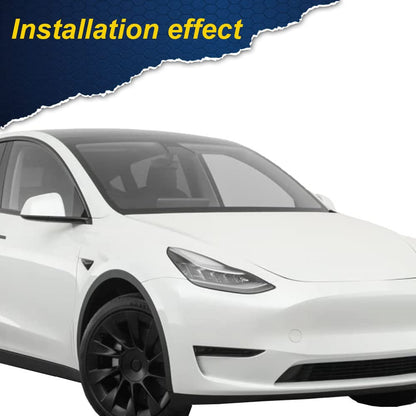 G-PLUS Front Right Fender Flares Compatible with Tesla Model X 2016 2017 2018 2019 2020 2021 Wheel Fender Arch Molding Trim Passenger Side Black