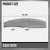 G-PLUS TPE Dash Cover Dashboard Cover Compatible with Ford F350 Xl/XLT V8 5.8L 1992-1997 Fit Ford Bronco XLT/Eddie Bauer V8 5.0L 1992-1996 Gray