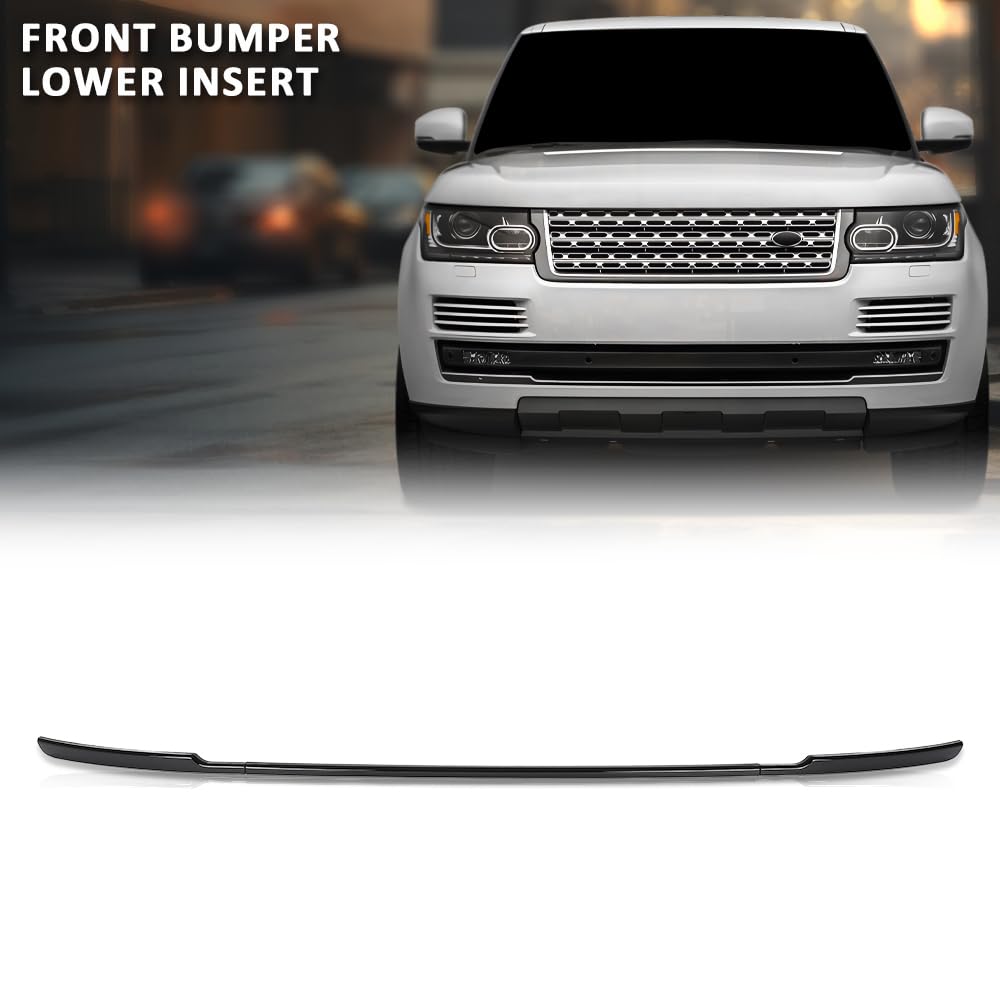G-PLUS Front Bumper Lower Insert Trim Molding Compatible with Land Rover Range Rover 2013-2017 LR038735 Black