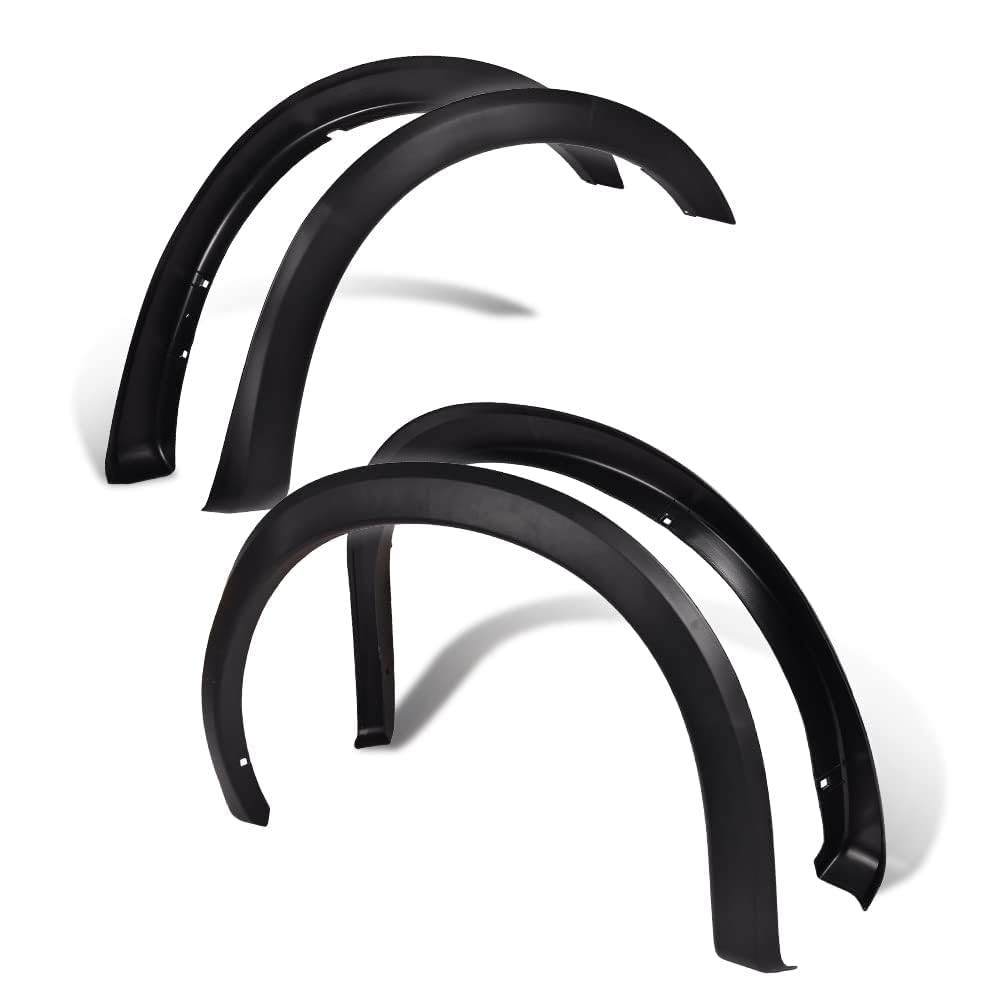 G-PLUS 4PCS Fender Flares Compatible with Ford F250 F350 Super Duty 1999-2007, Not Fit Dually Models Wheel Protector Cover, Textured Factory Style