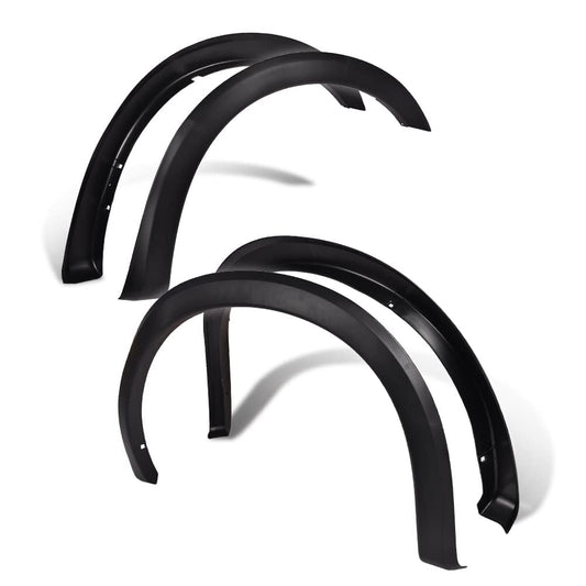 G-PLUS 4PCS Fender Flares Compatible with Ford F250 F350 Super Duty 1999-2007, Not Fit Dually Models Wheel Protector Cover, Textured Factory Style
