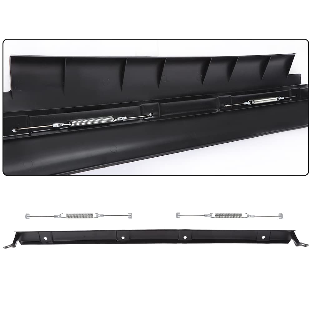 G-PLUS Front Lower Spoiler Air Dam Bundle W/Side Support Compatible with 1997-2004 Chevy C5 Corvette