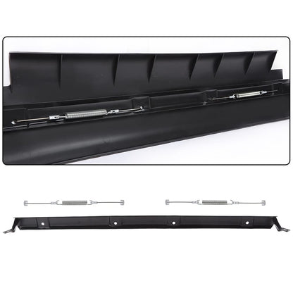 G-PLUS Front Lower Spoiler Air Dam Bundle W/Side Support Compatible with 1997-2004 Chevy C5 Corvette