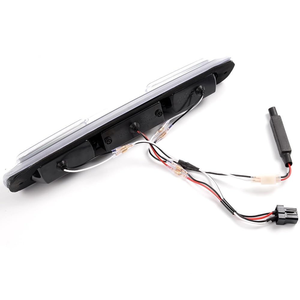 G-PLUS LED Third Brake Light Compatible with Chevy Silverado/GMC Sierra 1500 2500 3500 1999-2007 3rd High Mount Stop Lamp, Clear Lens Black Housing, 5978318 16525205 923240