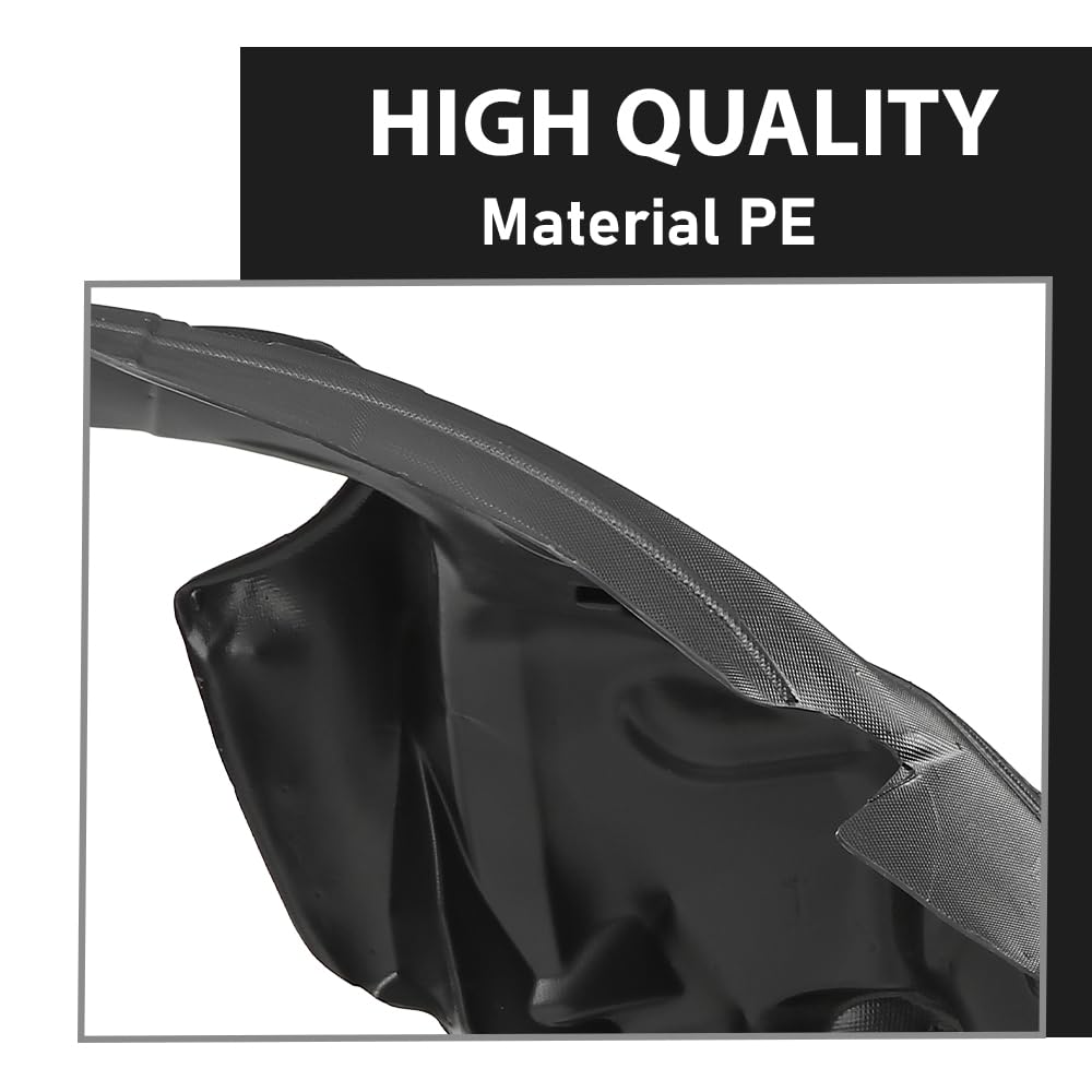 G-PLUS Front Right Fender Liner Inner Assembly, Compatible with Benz E350 2014/ E400 2015-2017/ E550 Base 2014-2017, Passenger Side, MB1249176, 2076902530