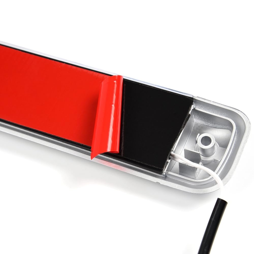 G-PLUS LED 3rd Brake Light Compatible with Chevy Suburban 1992-1999, Fit GMC Yukon 1992-2004 3rd High Mount Stop Lamp, Clear Lens Chrome Housing, ‎15145321 15755976