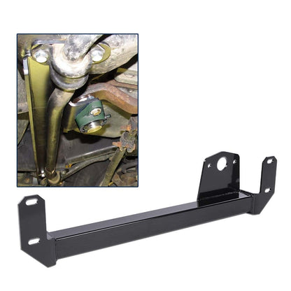 G-PLUS Steering Gear Box Stabilizer Bar Brace Compatible with Dodge Ram 1500 2500 3500 1994-2002 1032004 Black Iron Stabilizer Bar Bracket