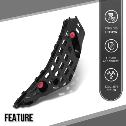 G-PLUS Bumper Bracket Front Passenger Right Side Compatible with Toyota Highlander Hybrid Bronze Edition 2022 2023, Fit Toyota Highlander XSE 2021 2022 2023 521450E100, TO1043147 Black
