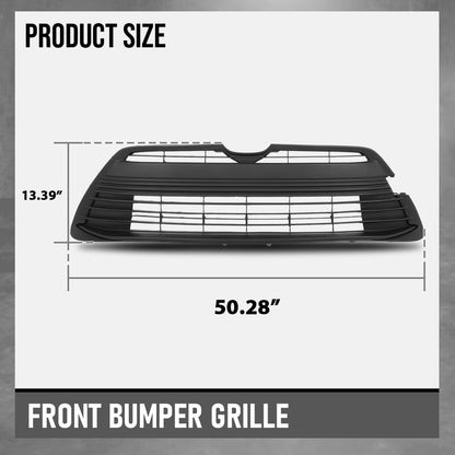 G-PLUS Front Bumper Grille Compatible with Toyota Corolla LE Base XLE 2023-2024 w/o SE, XSE Sport Bumper 53102-02640 Black