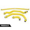 G-PLUS Silicone Radiator Hose Kit Compatible with Yamaha Banshee 350 YFZ350 1987-2006 Yellow