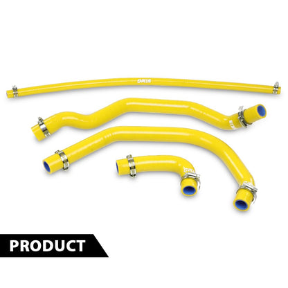 G-PLUS Silicone Radiator Hose Kit Compatible with Yamaha Banshee 350 YFZ350 1987-2006 Yellow