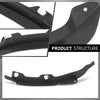 G-PLUS 2PCS Front Splash Protection Shield Spoiler, Compatible with Audi A4 B8 S4 Quattro 2008-2015, 8K0853888A, 8K0853887A