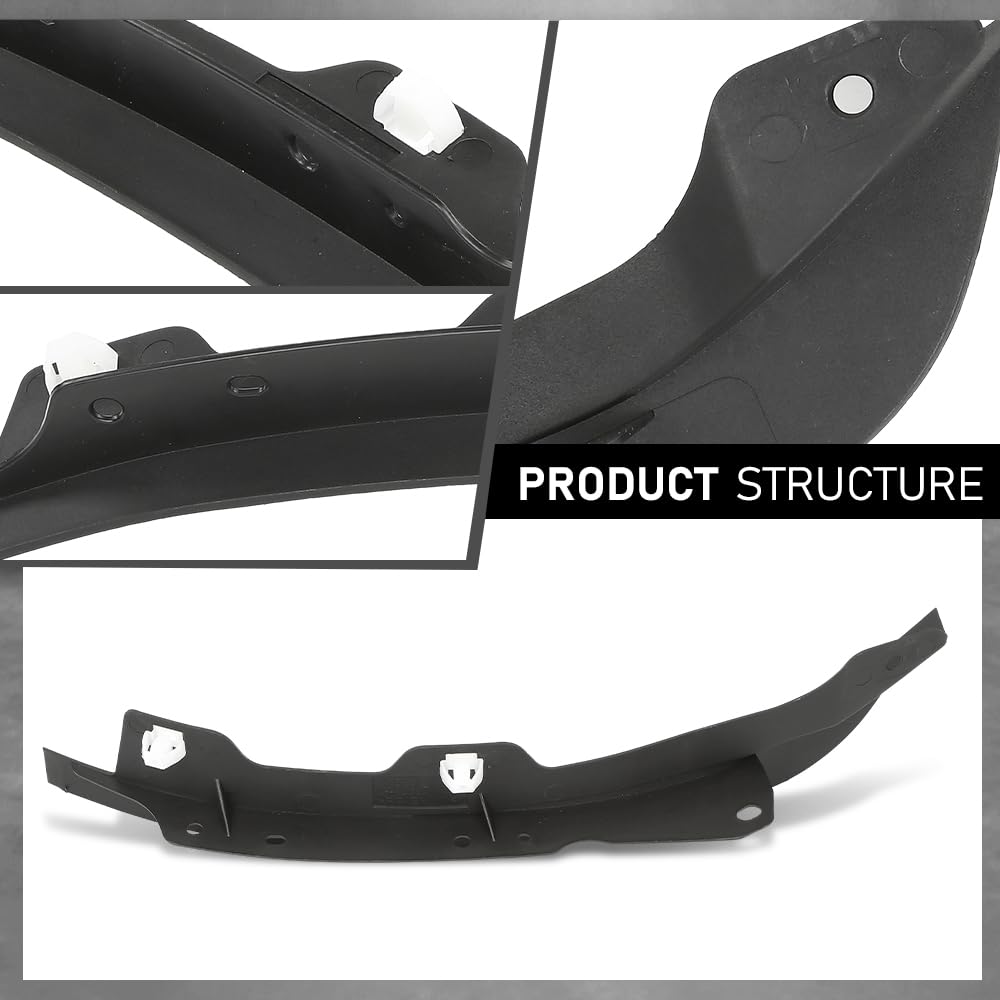 G-PLUS 2PCS Front Splash Protection Shield Spoiler, Compatible with Audi A4 B8 S4 Quattro 2008-2015, 8K0853888A, 8K0853887A