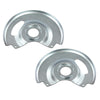 G-PLUS New Disc Brake Dust Shields,Backing Plates Compatible with Chevy C10 /C1500 Trucks and Suburbans 1971-1987, Fit GMC C15 / C1500 Trucks and Suburbans 1971-1987