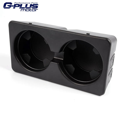 G-PLUS Floor Mounted Console Dual Cup Holder Insert Compatible with Silverado/Sierra 1500 2007-2013 19154712 Black