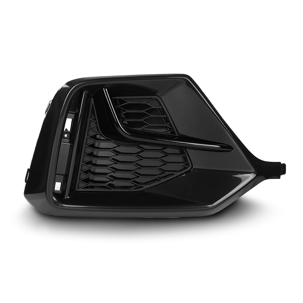 G-PLUS Bumper Trim Rear Left Side Compatible with Honda Civic 2020 2021 HO1138106, HO1138106C Glossy Black