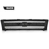 G-PLUS Front Bumper Grille Grill Compatible with Chevy Silverado 1500 Hybrid 2009-2013/Fit Silverado 1500 XFE 2010-2013/Fit Silverado 1500 LS LT LTZ WT 2007-2013 25810707, 19303978