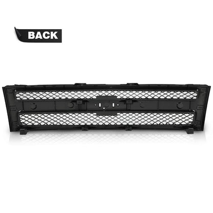G-PLUS Front Bumper Grille Grill Compatible with Chevy Silverado 1500 Hybrid 2009-2013/Fit Silverado 1500 XFE 2010-2013/Fit Silverado 1500 LS LT LTZ WT 2007-2013 25810707, 19303978