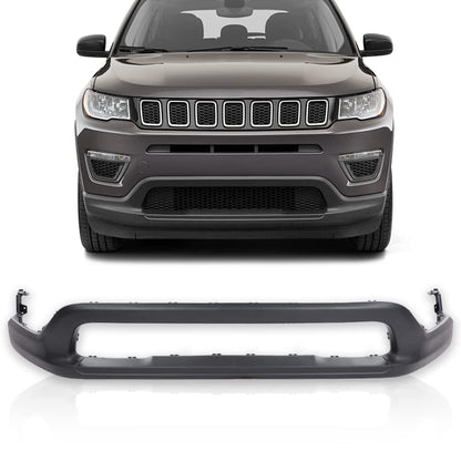 G-PLUS Primered Front Lower Bumper Cover Fascia Compatible with Jeep Compass 2017 2018 2019 2020 2021 Textured Dark Gray 5UQ11RXFAB CH1015131