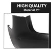 G-PLUS Rear Bumper Cover Compatible with Tesla Model 3 2017 2018 2019 2020 2021 2022 w/Sensor Holes, 1108905S0A, TA1100100, Black
