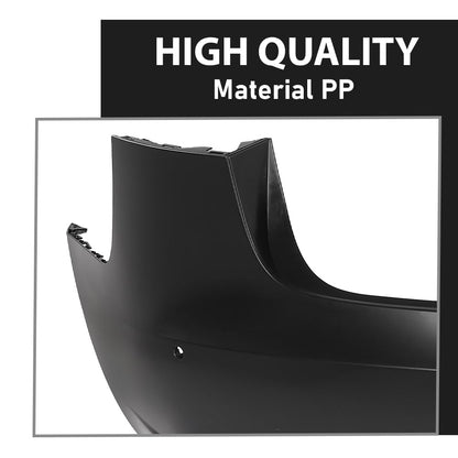 G-PLUS Rear Bumper Cover Compatible with Tesla Model 3 2017 2018 2019 2020 2021 2022 w/Sensor Holes, 1108905S0A, TA1100100, Black