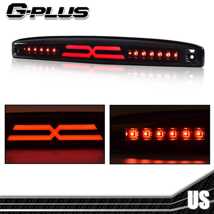 G-PLUS LED Rear Center Tailgate Lamp X Brake Light Compatible with 2003-2006 Dodge Ram 2500 3500 Led Tailgate Light Bar Replacement High Mounted Brake Light 05086509AA