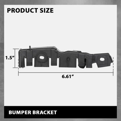 G-PLUS Front Left and Right Bumper Bracket Compatible with Audi A3 2009-2013 8P0807183B, 8P0807184B