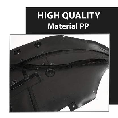 G-PLUS Front Engine Splash Shield, Compatible with Ford Mustang EcoBoost/GT/ V6 2015-2017, FR3Z17626B, FO1228144