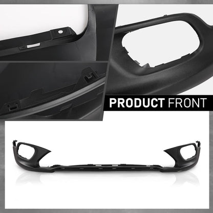 G-PLUS Front Lower Bumper Cover Compatible with Jeep Cherokee Latitude Plus 2018, Fit Jeep Cherokee (submodel: Latitude, Limited, North, Sport) 2014-2018 68203213AB, 68203213AA, CH1015119
