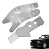 G-PLUS 2 PCS Frame Support Kit Grey, Steering Box Frame Support Bracket Repair, Compatible With 73-87 4WD Chevy/GMC C/K10/K15/K25/K35