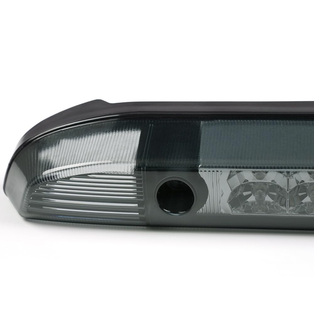 G-PLUS LED 3rd Brake Light Compatible with Nissan Frontier Pickup 2001 2002 2003 2004 3rd High Mount Stop Lamp, Smoky Lens Chrome Housing