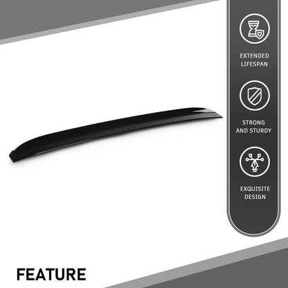 G-PLUS Rear Window Roof Spoiler Compatible with Dodge Charger All Models 2015-2024 Duckbill Style Gloss Black